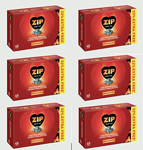 240 Zip High Performance Energy Firelighters Stove Wood burner Logs Fire Logs