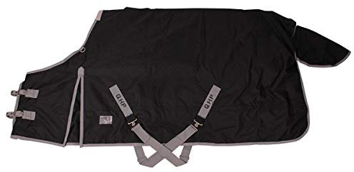 QHP Outdoordecke Tournout XL 600D 300g Füllung für Friesen und großrahmige Pferde (135 cm)