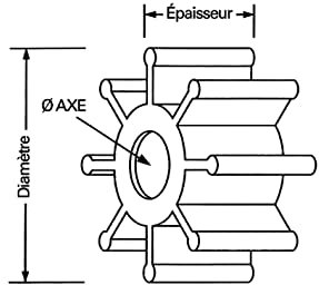 bateauplus Filtre FLASQUE Ø 19 MM