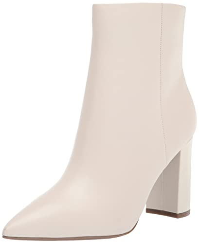 Marc Fisher Women's Glorena Bootie, Ivory Leather, 8.5