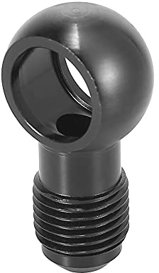 X AUTOHAUX 14mm Carburant Banjo Raccord 6AN Carburant Ligne Adaptateur Connecteur pour Voiture 9/16-18 Filetage