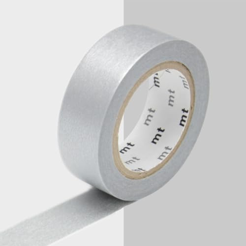 Masking Tape (MT) 1,5 cm Uni Argent