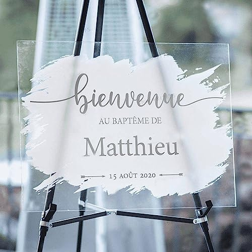 Conseil De Mariage Français Panneau, Nom Personnalisé Date, Bienvenue Mariage Autocollant, Pour Fournitures De Décoration Fête Du Ramadan Le Baptême