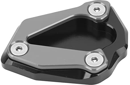 Buachois Motorrad Ständer Fuß, Motorrad Fußhalterung Ständerpolster, Seitenverlängerung Pad Verlängerungsplatte, Titan Stützfuß Fußseitenständer Verbreiterung Halter für S1000RR S1000R 2019 Bis 2022