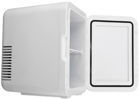 SIXRUN Portable Compact Fridge, Mini Fridge 6L USB Powered Portable Cooler Warmer Personal Refrigerator for Skincare Beverage Food Medication Home Office Car