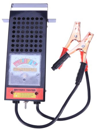 CHILDWEET Battery Tester Load Test Auto Electrical Tester Battery Condition Checker Use Super-grip Clamps