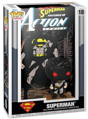 Funko Pop! Comic Cover: DC Action Comics 644 - Superman | Merchandising Oficial de Owned IP - Figura de Vinilo Coleccionable para Decoración - Regalo Friki de Cumpleaños