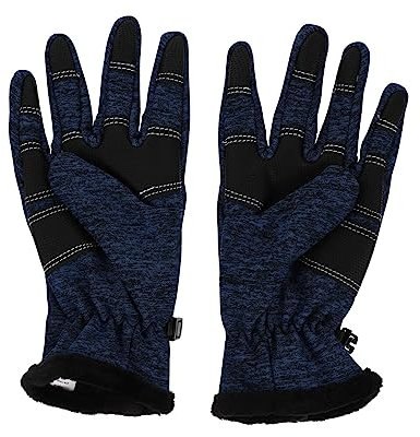 GALPADA 1paar Dicke Flauschige Handschuhe Für Winter Wärmeisolierte Driving Und Radfahren Unisex Touchscreen Handschuhe Winddicht Outdoor Aktivitäten