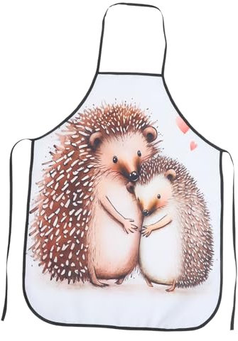 IMIKEYA Küchenschürze Mit Süßen Tiermotiven Waschbare Und Strapazierfähige Schürze Für Damen Für Kochen Backen Und Partys