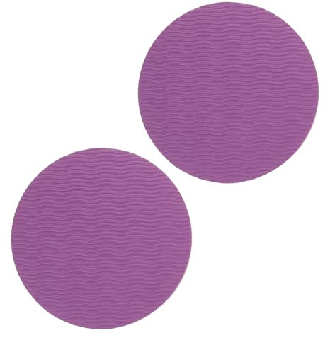 JOINPAYA Rutschfeste Yoga Kniematte Und Ellbogenschoner Aus Tpe Rund Hochelastisch Stoßdämpfendes Yogapad Für Knie Ellbogen Und Fitness Kompakt Für Yoga Und Zuhause