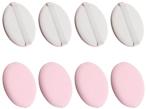Lot de 8 éponges de maquillage ultra douces pour maquillage humide et sec, application rapide du maquillage en 5 secondes, convient pour le fond de teint et la poudre libre