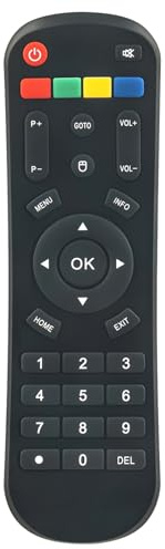 Replacement Remote Control Commander Compatible with Tiger 2, A3, A3 Pro IPTV Box