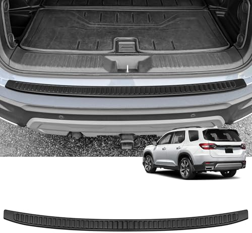 Hugeek Rear Bumper Protector for Honda 2023-2025 2026 Pilot Car Accessories ABS Plastic Material Matte Black Resistant Trunk Door Entry Guards