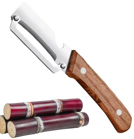 Pelador De Caña De Azúcar - Pelador Manual De Calabaza Acero Inoxidable - Auxiliar De Corte Cocina Con Mango Ergonomico Para Cocinas Profesionales