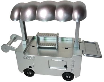 DuskHaven Miniature BBQ Cart Decoration Cooking Tool Simulation Scenery Supplies