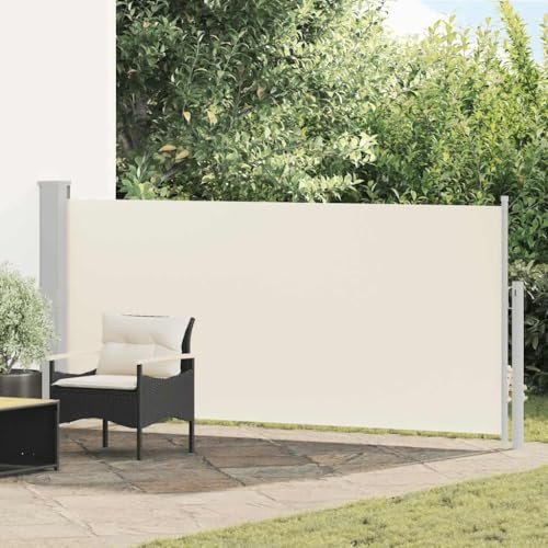Sophrelle Tenda da Sole Laterale Retrattile 140 x 300 cm Crema Crema,45354