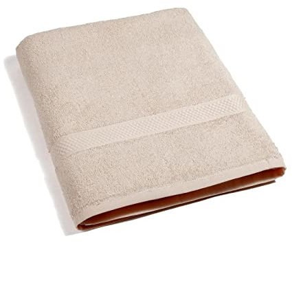 Caleffi Spugnissima - Telo-bagno Minorca Tinta Unita Standard Sabbia