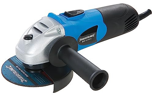 Silverline 571295 DIY 650W Angle Grinder 115 mm 115 mm UK, Blue