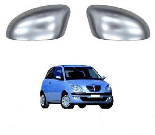 AV RICAMBI coppia calotte specchio retrovisore cromate lucide destro e sinistro per YPSILON dal 2003 al 2010