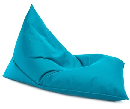 Ecopuf Lazy Sittsäck S Fåtölj Tygsäck Slitstark Polyester Vattentät för Inomhus och Utomhus 80 x 130 cm Vadderad med Polystyren