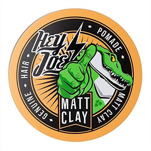 HEY JOE! - Genuine Hair Pomade Matt Clay Pro Size | Pomata per Capelli Opaca a Tenuta Medio-Alta - 350 ml