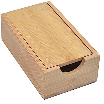 predolo Bambus Würfelbox aus Naturholz, praktisch für Tabletop Gaming Zubehör, Wohnung