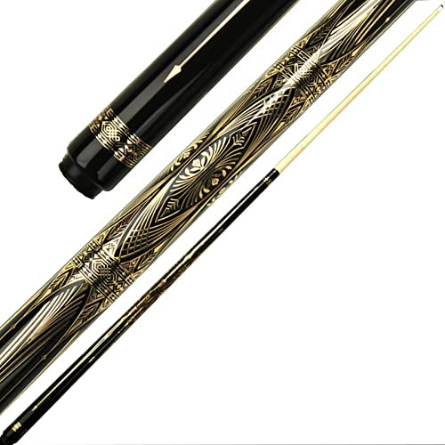FLEAGE Pool Billiard Queue (19 Unzen), 12,5 mm Spitze, 57 Zoll, Hartholz aus kanadischem Ahorn hilft beim Erlernen von Fähigkeiten EHAYAS 230721