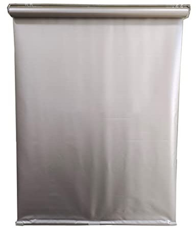 Verdunkelungsrollo, Saugnapf-Thermo-Rollos, stanzfrei einziehbarer Balkon-Sonnenschutz, Sonnenschutz-Isolierung, Schattierungsvorhang, Fenster-Rollo, Küche, Büro, Auto, Sichtschutz (B 58 x H 125 cm (2