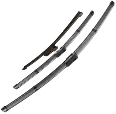 Scheibenwischerblätter 3PCS Windschutzscheibenwischerblätter Für VW Für Golf 7 MK7 2012-2018 Vorne Hinten Wischer 26+18+11