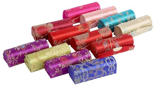 Valentine's Day Gift: 12 Pcs Case with Mirror, Travel Lipstick Holder for Rimmel London and Revlon