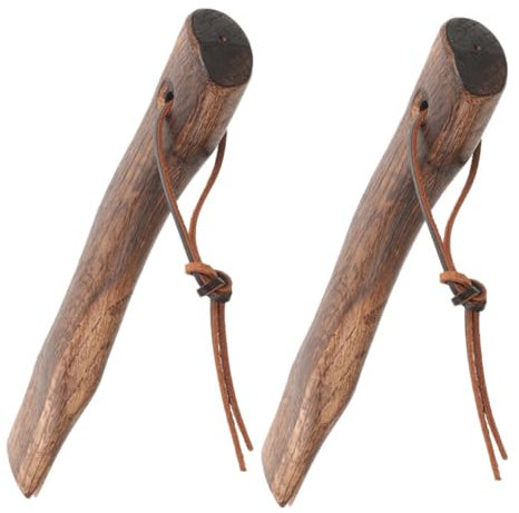 Milisten 2stücke Holz Axtstiele Ersatzgriff Für Axt Aus Strapazierfähigem Holzmaterial Glatte Oberfläche Für Sichere Anwendung Bei Brennholz Und Outdoor-aktivitäten