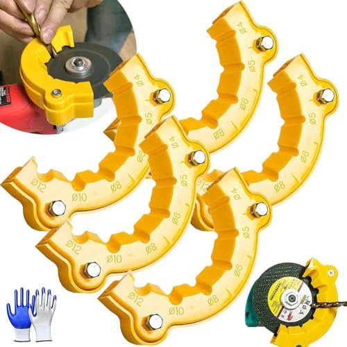 2025 New Drill Bit Sharpener, Bohrerschärfer Für Alle Bits,Mehrzweck-Bohrer-Schleifmaschine,Bohrmaschine Elektrische Bohrer-Schleifmaschine Winkelschleifer Metall-Bohrer Für Alte Bohrer (5 Stück)