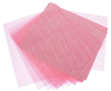 COLLBATH 100pcs Quality Foil Wrapping Paper Greaseproof Paper Candy Packing Food for Party Supplies
