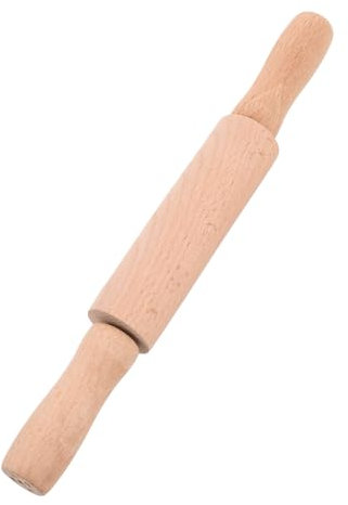 ERINGOGO Wooden Rolling Pin for Boys and Girls Mini Modeling Clay Craft Tool for Baking and Kitchen Activities for Boy Girl's Play