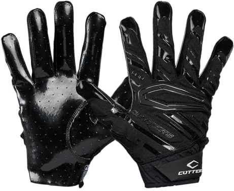 Cutters Gamer 6.0 Gepolsterte Receiver Handschuhe Schwarz XL