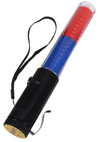 NUOBESTY Zauberstab Mit Led-beleuchtung Magnethaken Für Verkehrskontrolle Und Air-marshaling Leuchtender Stab Für Notfälle Und Partys Ohne Batterie
