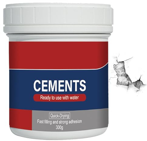 Quick Drying Rapid Setting Cement Ready Mixed, Concrete Sealer Crack Filler Outdoor Waterproof, Rapid Repair Cement Patch Concrete Repair Sealant For Patios, Sidewalks, Driveways, Pool Decks, 300g