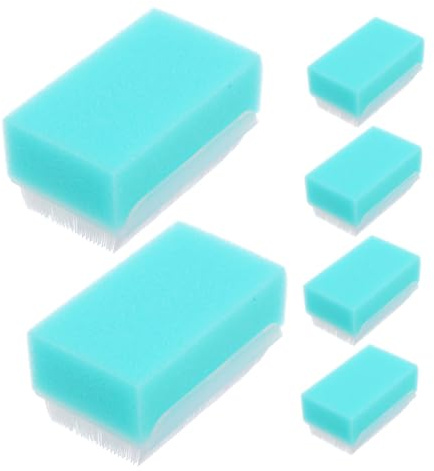 LOORGVEL 6 Cepillos Sensoriales para Bebés, Cepillo de Baño Blando para Estimulación Táctil y Desarrollo Motriz, Adecuado para Estimulación Sensorial y Viajes