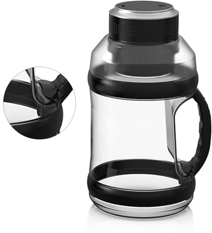 Dilwe Blender de Smoothie Portable, Bouteilles de Jus, Machine à Boucles Rechargeable USB 2L avec 6 Lames, 18000 Tr/Min pour la Gymnase de la Maison de Cuisine, Conception à Double Couvercle,