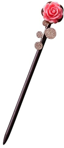 Hemobllo Baguette à Cheveux en Bois Classique pour Chignon Épingle à Cheveux Décorative Chinoise Accessoire Coiffure Rétro Légère et Polyvalente pour Tenue Quotidienne et Fêtes
