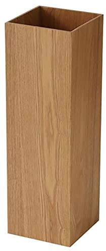 zaizai Schirmständer, quadratischer Regenschirmständer aus Holz mit Auffangschale, praktischer und ordentlicher Eingang Raum oder Halle Umbrella Stand, für Regenschirme und Spazierstöcke