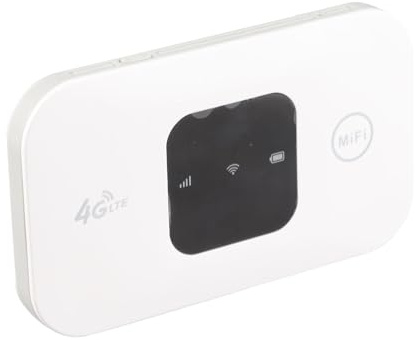 Goshyda Tragbarer Internet-Hotspot, 150 Mbit/s Hochgeschwindigkeits-SIM-Karten-4G-Router mit Starker Abdeckung, Kabelloses Design für Home-Office-Reisen