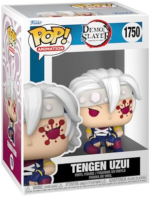 Funko POP! Animation: DS - Tengen Uzui - (Flash Back) - Demon Slayer - Samlingsbar vinylfigur - Presentidé - Officiell Merchandise - Leksaker för barn och vuxna - Anime Fans - Modellfigur för samlare
