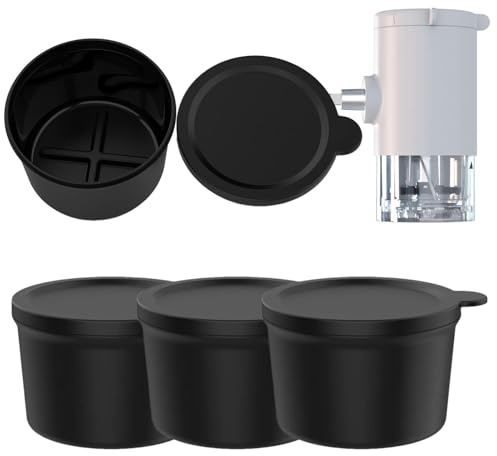 Nbbwwu Mormo di ghiaccio, vassoio a blocchi di ghiaccio | Creatore di ghiaccio antiaderente per congelatore con coperchio,4x forniture per cucina portatili, attaccamento del cono di neve per casa,