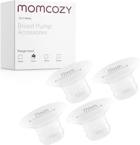 Momcozy Original V1 Pro/V2 Pro Breast Pump Replacement Accessories,Flange Insert 17mm Only for Momcozy V1 Pro/V2 Pro 4PCS