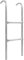 NUMNBE Scala trampolino 2 gradini 72 cm altezza in acciaio zincato per 65 cm altezza del trampolino facile da montare e rimovibile aumento di sicurezza per trampolino da giardino