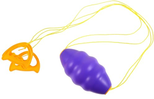 CORHAD Giocattolo da Traino Navetta per Palla Elastica Viola, Attrezzatura Fitness per Esercizi Motori All’aperto, Gioco Interattivo per Integrazione Sensoriale e Sviluppo Forza Braccia