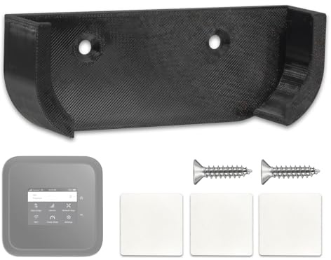 Hållare för Netgear Nighthawk M3 M6 Pro – router-hållare för Nighthawk M3 M6 M6-Pro som stativ, routerhållare med installationstillbehör, värmebeständig, enkel montering