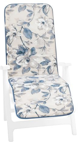 emmevi Cojín sillón sillón tumbona crudo vintage suave colchoneta sillón reclinable plegable