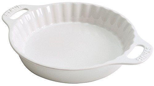 STAUB Ceramic 9-inch Pie Dish - White